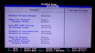 How to unlock BIOS Supervisor Password from Lenovo Thinkpad Laptop no damage to laptop [upl. by Tychonn]