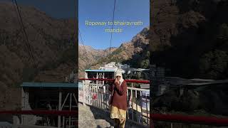 ropeway bhairavghat vaishno devi katarjammuhelicopter servicemaa [upl. by Gnehp]