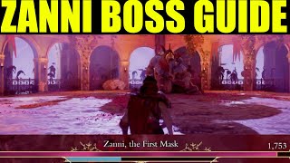 How to beat Zanni the First mask boss fight Enotira the last song [upl. by Atinek]