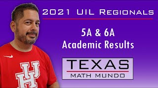 UIL Academics Region Results 2021 Conferences 5A amp 6A [upl. by Gabby]