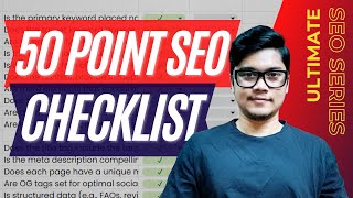 Onpage SEO Checklist  Ultimate SEO Series  AI SEO Prompts amp Templates [upl. by Helbona393]