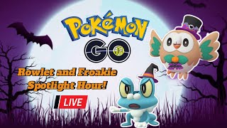 ✨️ Rowlet And Froakie Spotlight Hour✨️Shiny Hunt✨️LIVE [upl. by Xilef329]