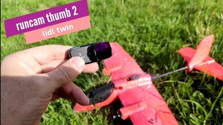 runcam thumb 2 xview 4k60fps lidl twin [upl. by Niuq]