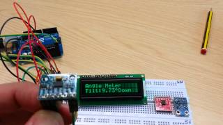 ADXL345 Angle Meter with Arduino [upl. by Eelhsa]