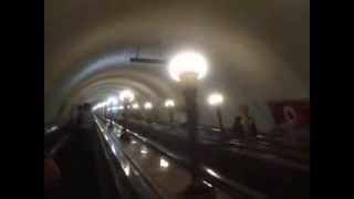 Georgia Tbilisi Metro Vagzlis Moedani Station 12 20130910Tue1040hrs [upl. by Aihcats]