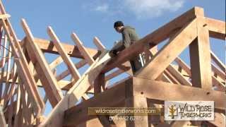 Trout Run Hatchery Timber Frame Raising [upl. by Ovida]