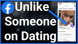 How To Unlike Someone On Facebook Dating [upl. by Ayhtnic]