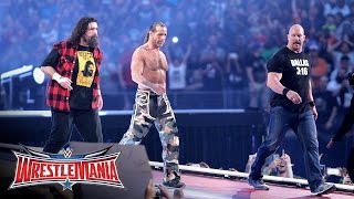 quotStone Coldquot HBK and Mick Foley make a surprise appearance WrestleMania 32 on WWE Network [upl. by Mella]