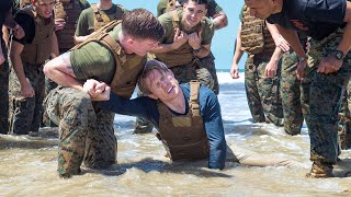 I tried US Marine corps Martial Arts  Shallow water grappling [upl. by Carlisle]