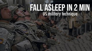 How to Fall Asleep Fast US Military Technique [upl. by Kiryt]