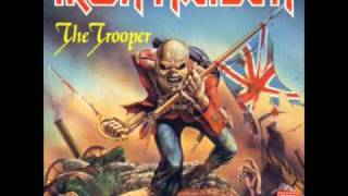 The Trooper backing track with vocals and guitar harmonies [upl. by Silera]