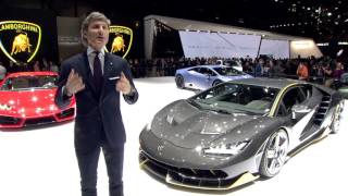 2016 Geneva Motor Show Stephan Winkelmann Interview [upl. by Ellenad]