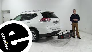 etrailer  Curt Hitch Cargo Carrier Review  2016 Nissan Rogue C18151 [upl. by Mauri]