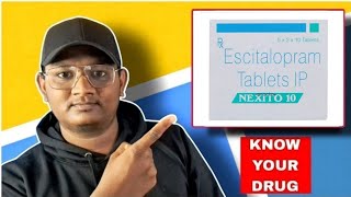 Escitalopram  Nexito  Know Your Drug  தமிழில் [upl. by Annaerdna]