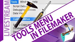 Tools Menu in FileMaker ProFileMaker 19 Tools MenuFileMaker 19 Training LiveFileMaker Training [upl. by Renwick270]