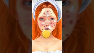 ASMR Animation Relax Sound Skincare Viral Makeup II asmr animation shorts [upl. by Esimorp450]