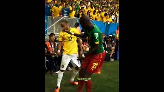 Neymar vs cameroon☠️🔥 neymar brasil football edit shorts trending [upl. by Anrim]