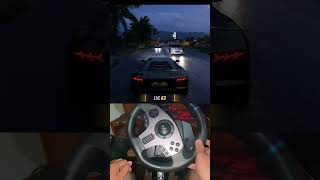 Lamborghini forza horizon 5 with ultra realistic graphics ❤️❤️😍😍 [upl. by Aerdua]