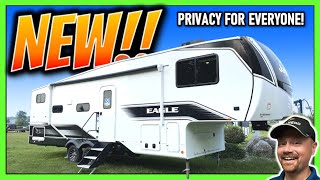 NEW MODEL Open but with Privacy 2024 Eagle 29DDB Fifth Wheel by Jayco RV [upl. by Ileana]