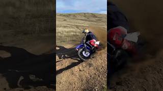 Ripping a 500cc 2Stroke on a Natural Track [upl. by Elleinod]