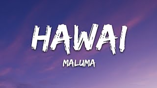 Maluma  Hawái LetraLyrics [upl. by Secilu]