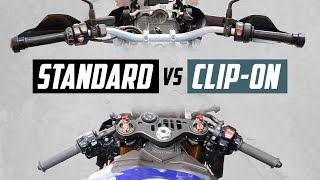 Standard Handlebars vs ClipOns  What’s The Difference [upl. by Aicssej805]