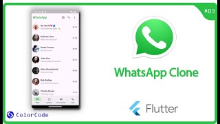 Designing a WhatsApp Clone Chat Screen Using Flutter  UI Tutorial 03 [upl. by Yelserp]