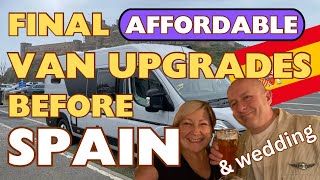 AFFORDABLE Camper Van UPGRADES before SPAIN amp MOROCCO roadtrip [upl. by Leunamesoj]