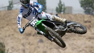 2015 Kawasaki KX250F First Ride  MotoUSA [upl. by Jolenta765]