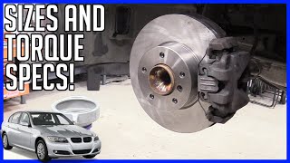 How to Replace Front Brake Pads and Rotors BMW 3 Series 20062011  EASY [upl. by Lesoj]