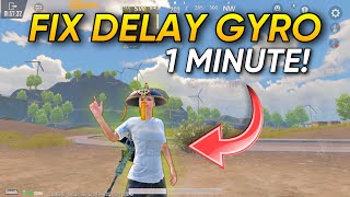 How to fix delay gyroscope in 2023  PUBG and BGMI  New FIX to lessen delay gyroscope [upl. by Mcevoy]