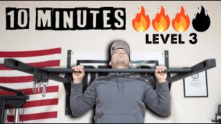 10 Min ADVANCED Pull Up Workout  Follow Along  10  23 Rep Range  Michael Eckert [upl. by Herbie42]