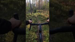 Gravel bike on the trails gravelride gravelcycling gravelbike cycling orbea norway [upl. by Eilyk71]