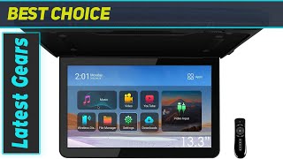 XTRONS Android Car Overhead Player 133 Inch Wide IPS Screen Review [upl. by Nedia]