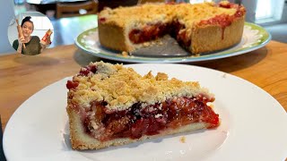 Zwetschgenkuchen Rezept  Saftiger Zwetschgen Kuchen [upl. by Allerus]