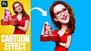 HOW TO CREATE CARTOON CARICATURE EFFECT IN PHOTOSHOP 2021  PHOTOSHOP TUTORIAL 2021 [upl. by Klusek]