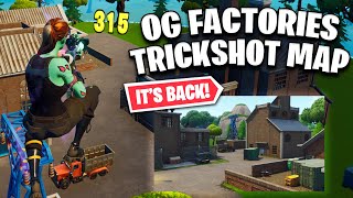 the OG FACTORIES TRICKSHOT MAP Fortnite Trickshot Map [upl. by Eseila294]