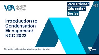 Practitioner Education Series  Building Introduction to Condensation Management NCC 2022 [upl. by Ahsiened406]