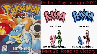 Perfect Playthrough Pokemon Red and Blue Part 21 [upl. by Dajma]