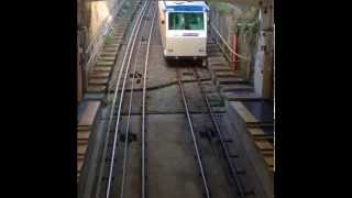 Funicolare Mergellina corsa diretta stazione incrocio San Gioacchino [upl. by Allyn]