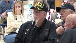 DeWitt schools students staff host breakfast to honor veterans [upl. by Leinad259]