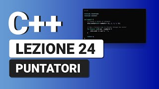 Puntatori  C Tutorial Italiano 24 [upl. by Lasiaf715]