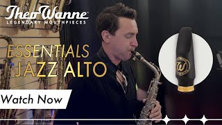 Theo Wanne™ ESSENTIALS JAZZ Alto Saxophone Mouthpiece demonstration by Thomas Harris [upl. by Enillebyam]