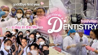 A DAY IN THE LIFE of a FRESHMAN DENTISTRY STUDENT 🦷 f2f classes  Centro Escolar University 🌸 [upl. by Eenobe]