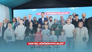 Sosyal Konut ve Kentsel Dönüşüm Projeleri Anahtar Teslim Töreni [upl. by Nareht398]