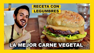 🔶RECETA de las MEJORES hamburguesas veganas NO se desarman [upl. by Tawney]