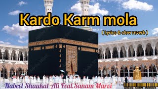 New Kalaam KardoKarmMola Lyrics slowreverb l Nabeel Shaukat Ali FealSanam Marvi NabeelShaukatAli [upl. by Tterraj367]