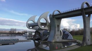 The Falkirk Wheel  Timelapse [upl. by Ruhtra]