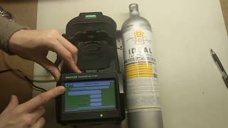 MSA Galaxy GX2 Manual Calibration Gas Setup [upl. by Wardlaw]