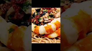 poisson langoustines crevettes fruitsdemer prawns spaghetti Scampi gamberi gamberoni [upl. by Bagger]